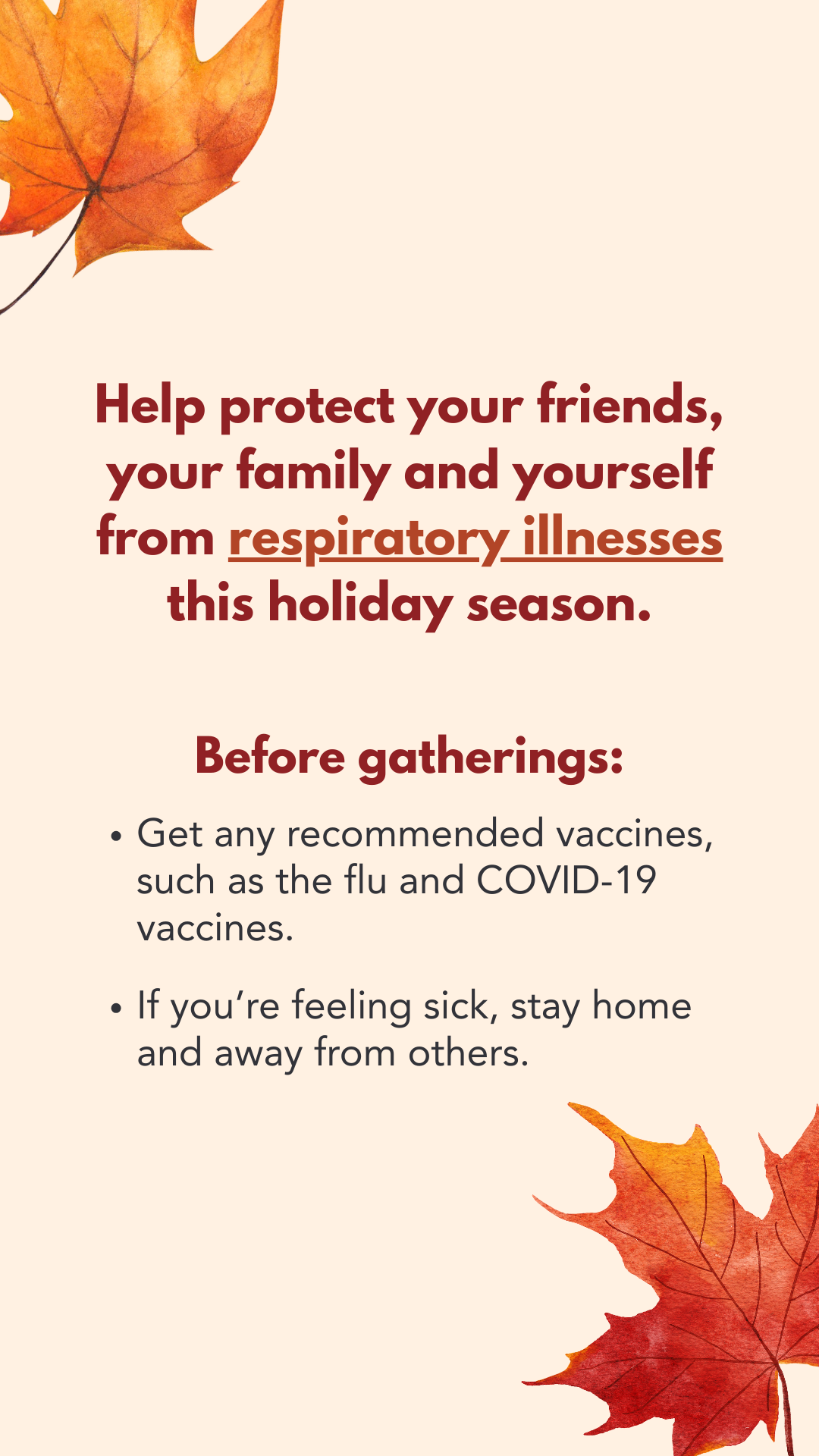 Keep family safe over Thanksgiving